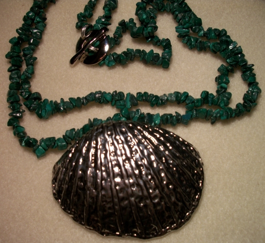 Malachite and the Seashell Necklace