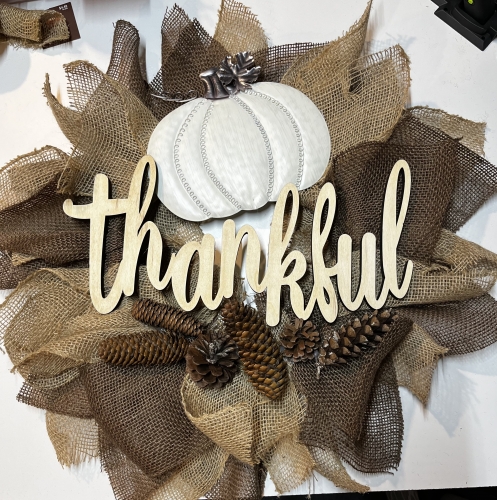 THANKFUL PUMPKIN WREATH